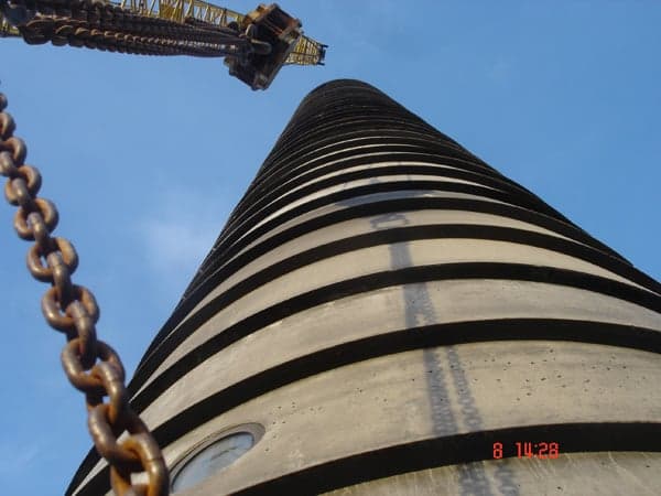 Kaj- och betongarbeten skorsten Sundbyberg