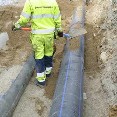 VA omläggningar i Oxeln, Danderyd