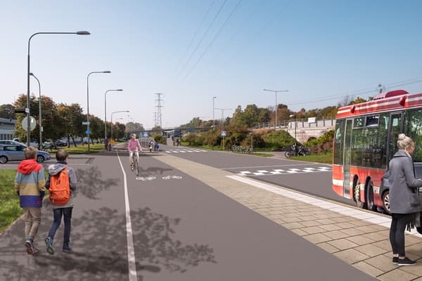 Cykellösningar Sandåkravägen